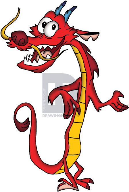 Mushu - Drawing (507x720)