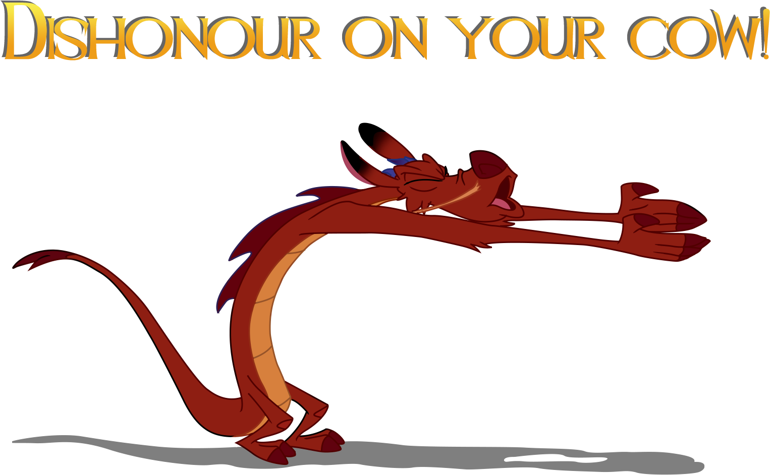Ever Wanted A Mushu Dishonour Mug - Cattle (1600x1600)