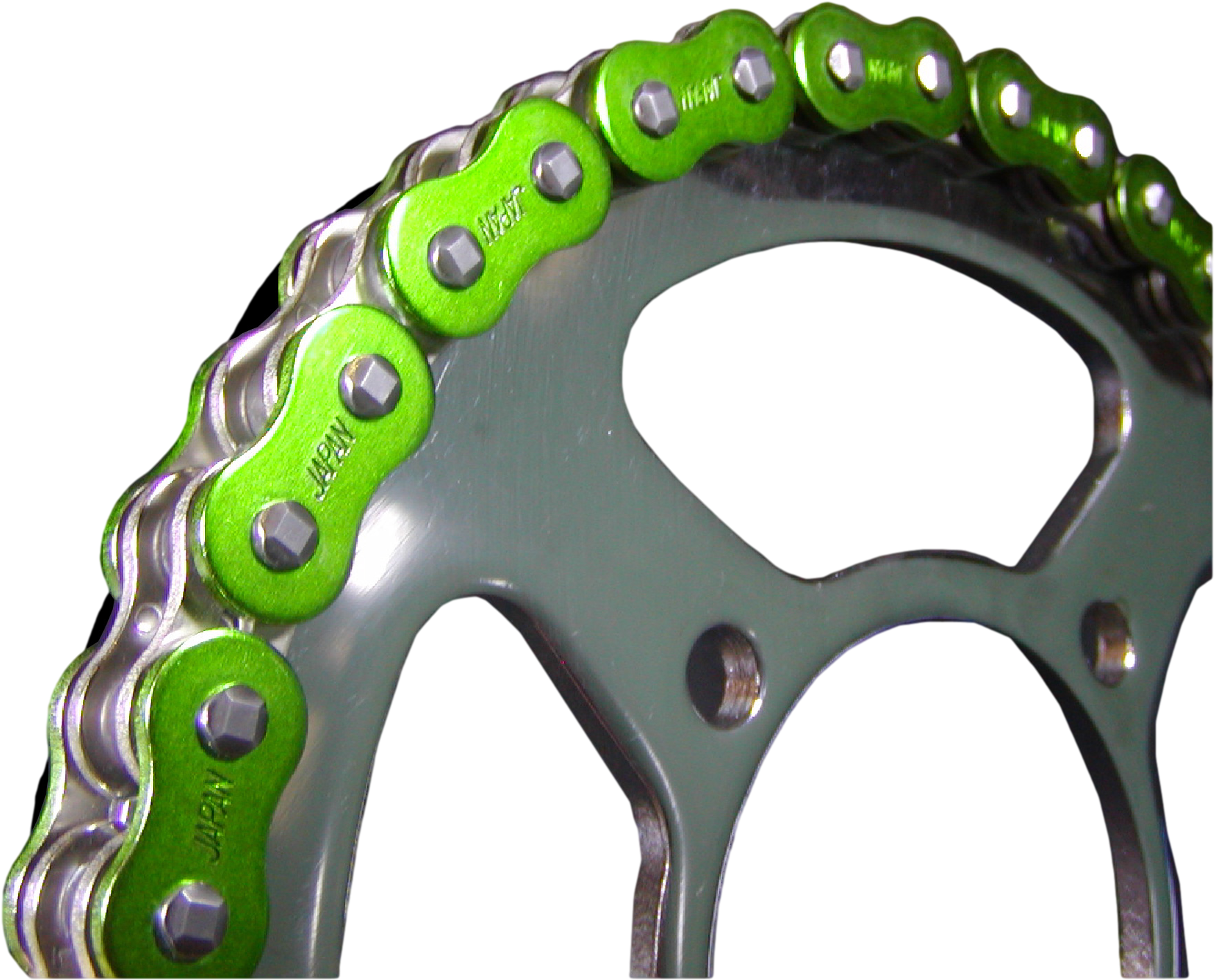 New Bright Metallic 'candy' Green Motorcycle Chain - New Bright Metallic 'candy' Green Motorcycle Chain (2134x1613)