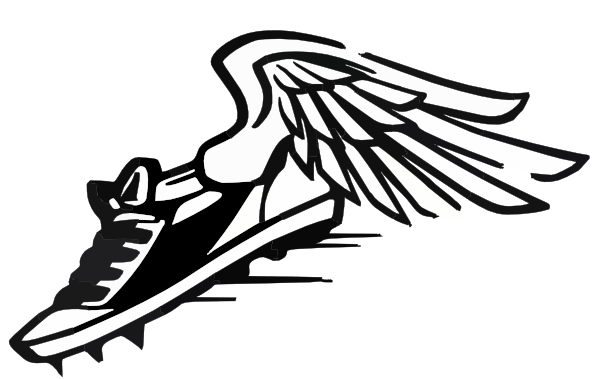 Track Spike Clipart 3 By Andrew - Cross Country Clip Art (600x379)