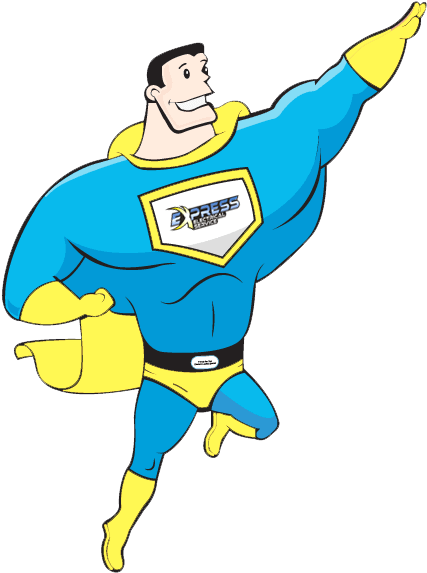 Express Electrical Service Raleigh, Electricians Raleigh, - Superhero (435x590)