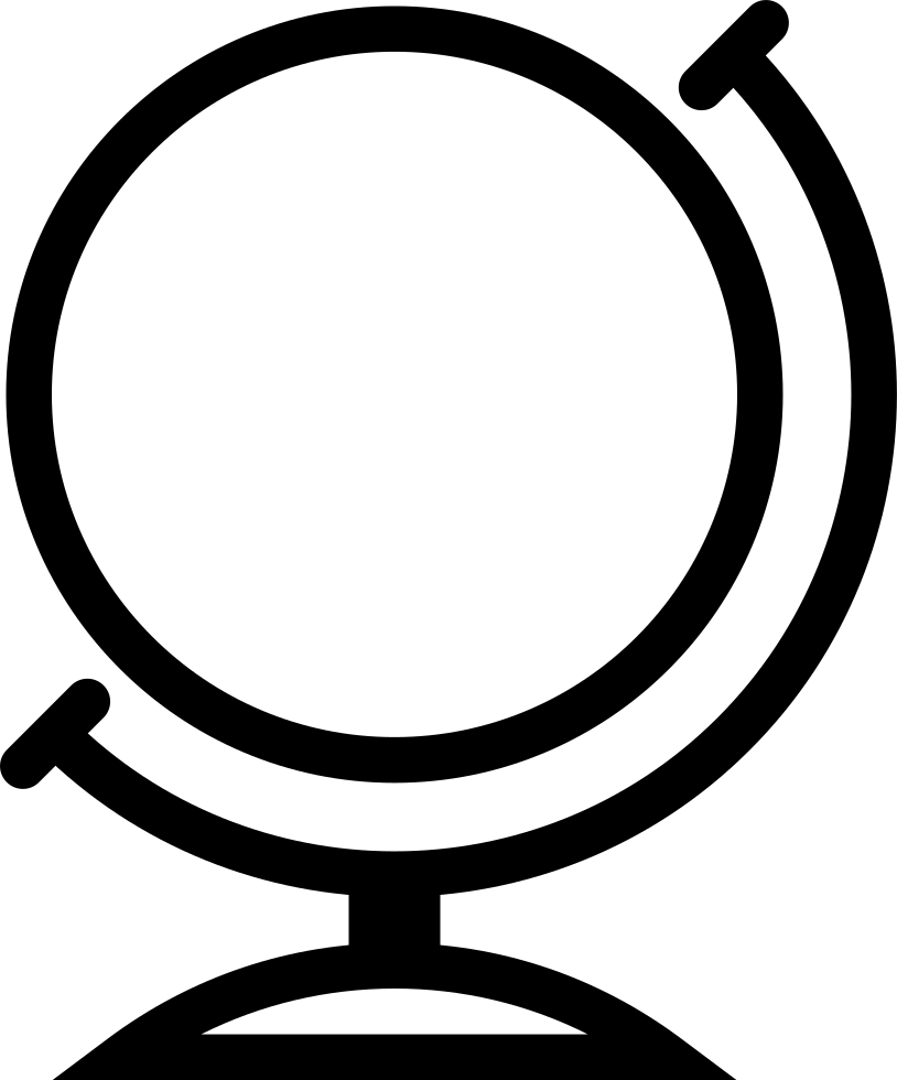 Earth Globe Streamline Comments - Глобус Иконка Png (814x980)