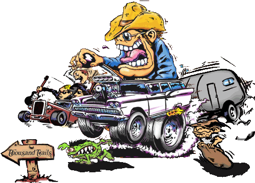 Hot Rod Car Art - Rat Fink More (517x378)