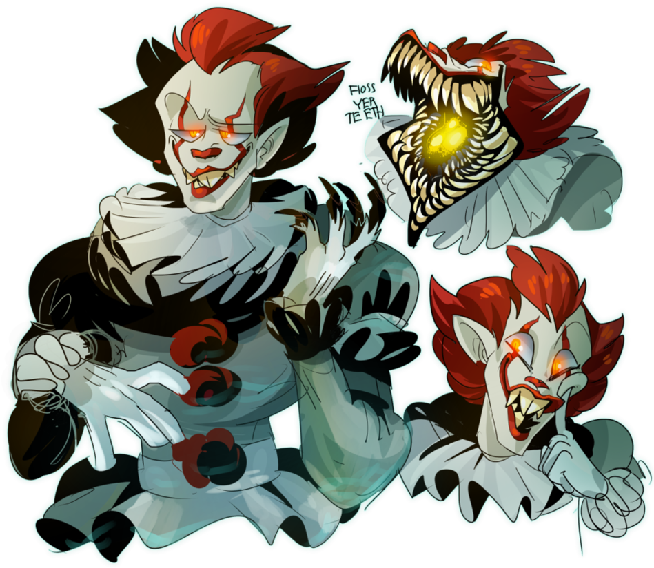 Deviantid - Pennywise The Clown Anime (951x840)