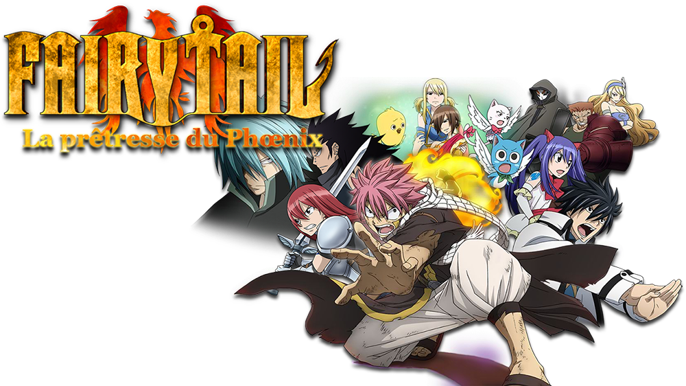 Drawing Fairy Tail Cartoon Film Pencil - La Prêtresse Du Phoenix (1000x562)