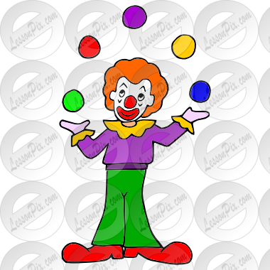Juggler Picture For Classroom / Therapy Use - Clip Art (380x380)