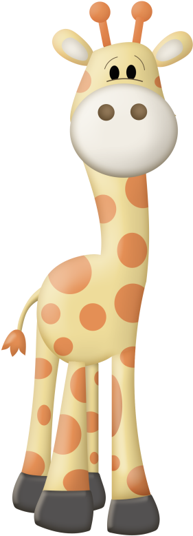 Wd Thoward Animalcrackers Giraffe - Baby Giraffe Clipart (296x800)