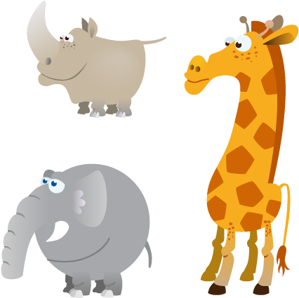 Imágenes Infantiles De Animales De La Selva - Sustantivos Colectivos De Animales (600x600)