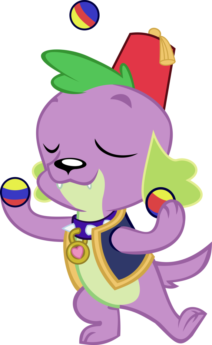 Arabian Spike Juggling By Red4567-2 - Fluttershy (700x1140)