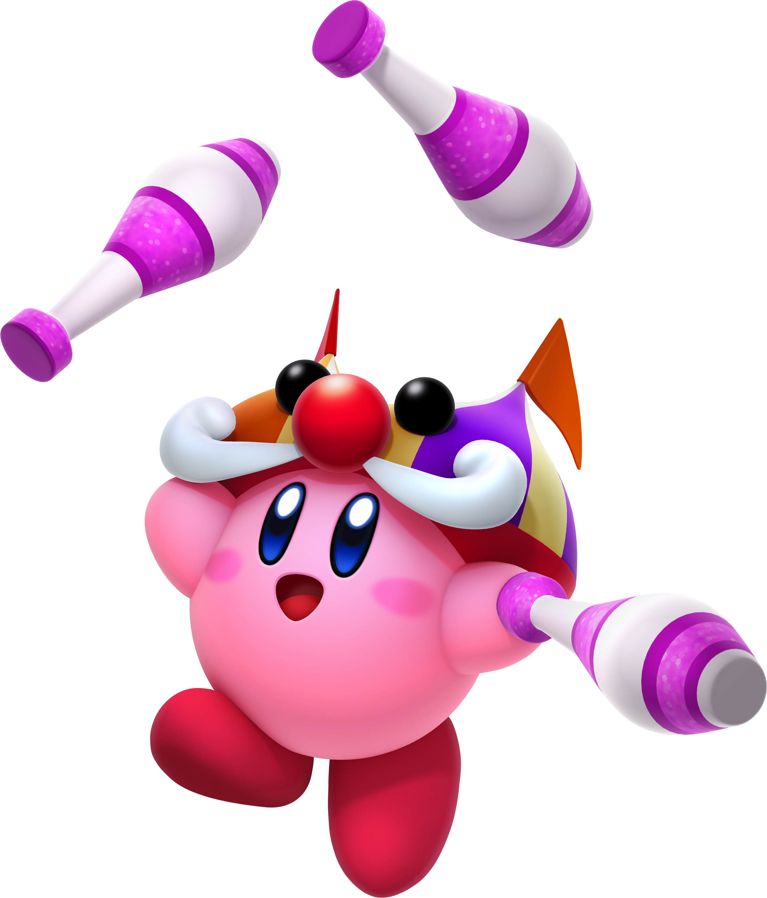 View Samegoogleiqdbsaucenao Kirby Juggling , - Kirby Triple Deluxe Circus (2480x2905)
