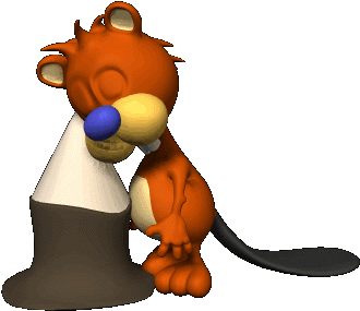 Gif Animados Transparentes De Animales - Gif De Castores (350x350)