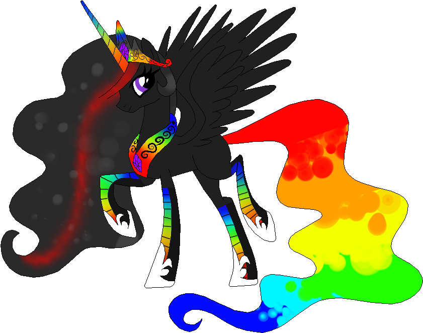 Boom Neon Rainbow By Neon Heart Boom - Illustration (889x686)