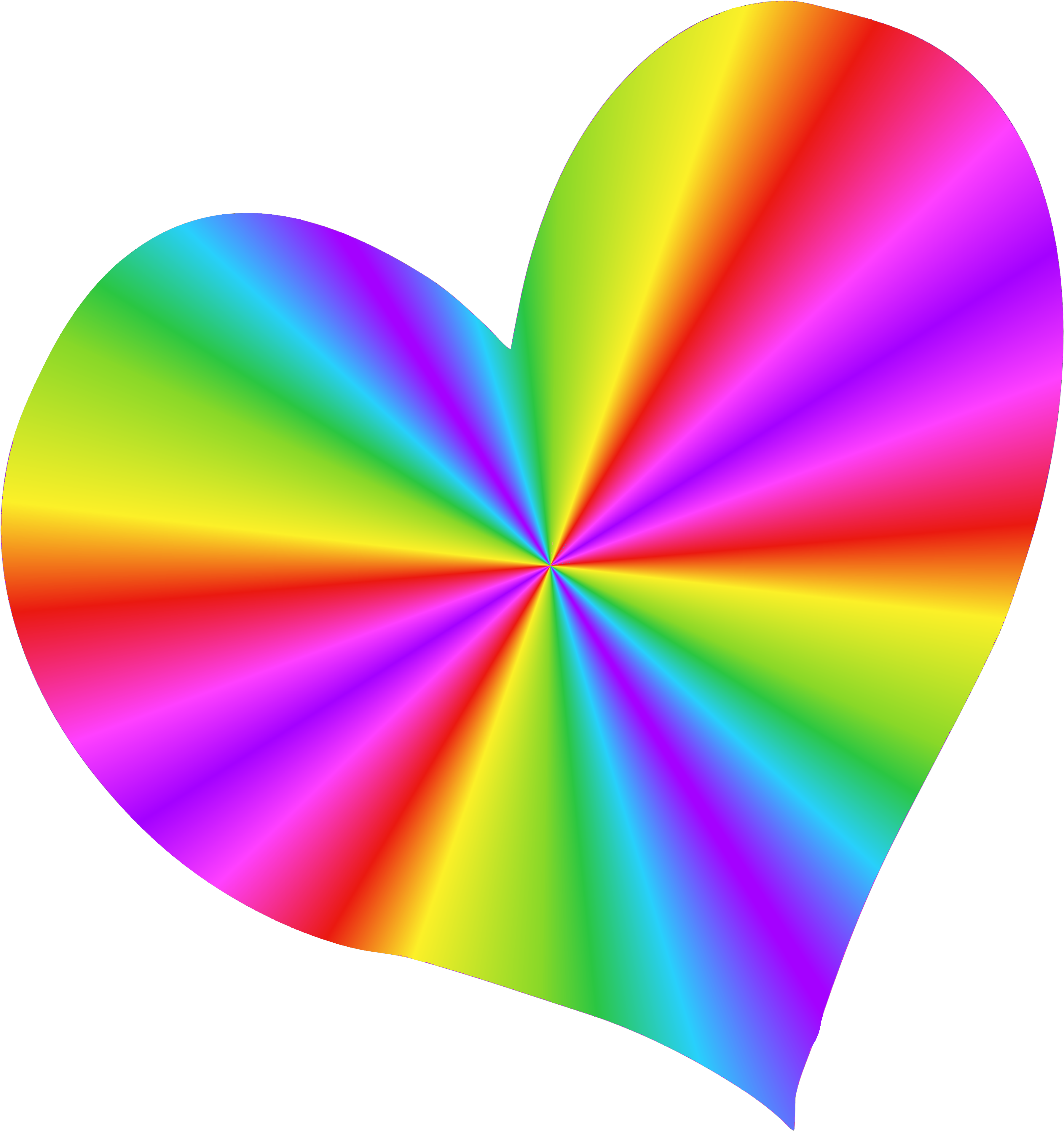 Rainbow Love Hearts Color - Rainbow Love Heart (4000x4000)