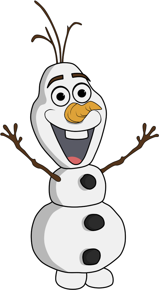 Personaje Vectorizado Y Riggeado Para Futura Prueba - Olaf Dibujo (1440x1080)