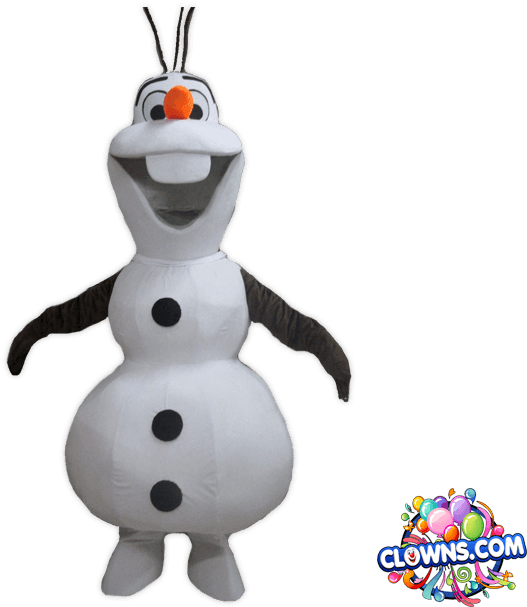 Olaf Character Rental, Ny - High Quality For Frozen Olaf Mascot Costume Snowman (727x646)