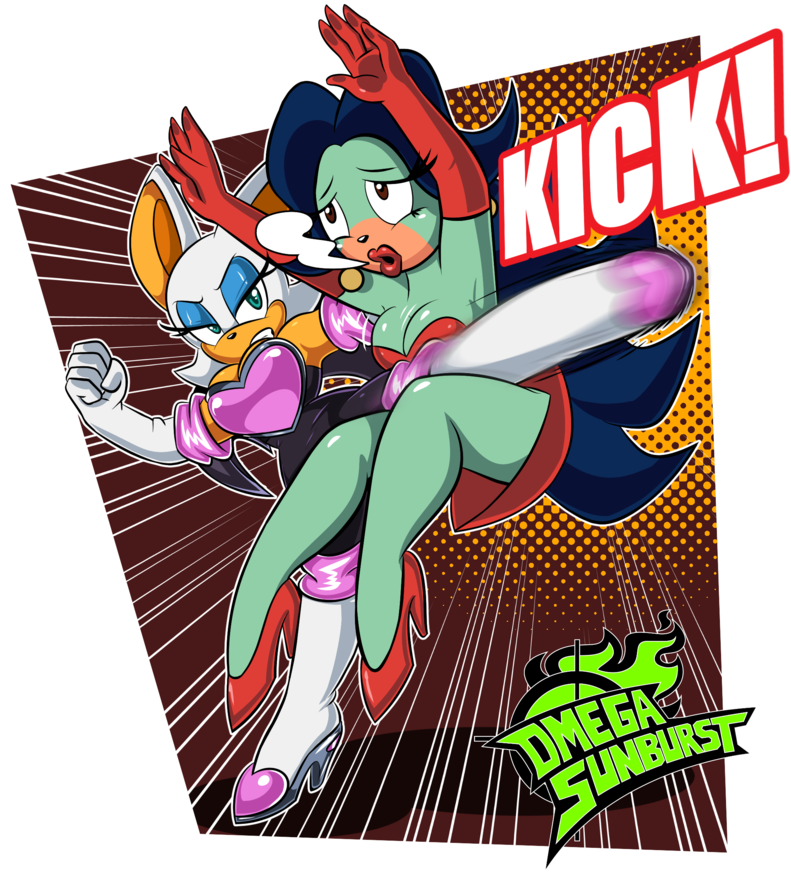 Rougevsbreezie By Omegasunburst Rougevsbreezie By Omegasunburst - Breezie Sonic (800x913)