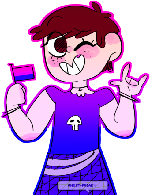 Congrats To Loud House Fandom For Their Bi Girl - Bisexuality (500x640)