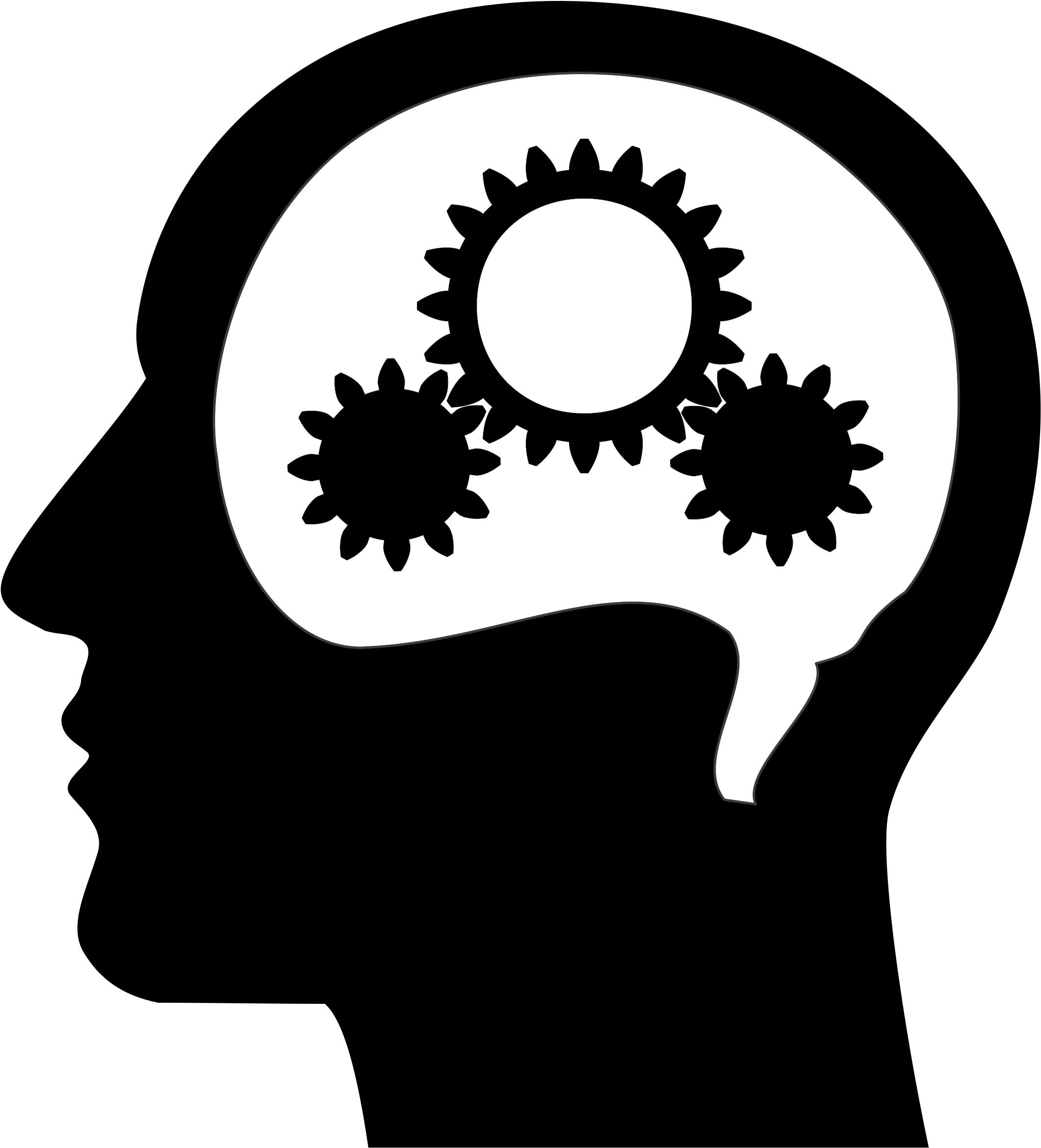 Free Photos > Vector Images > Thinking Brain Machine - Brain Clipart (2400x2400)