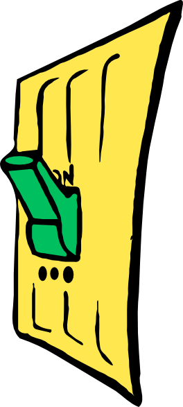 Switch Clip Art Vector Online Royalty Free & Public - Light Switch Clip Art (264x587)