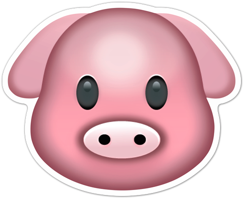 Car & Motorbike Stickers - Emoticones De Whatsapp Animales (490x407)