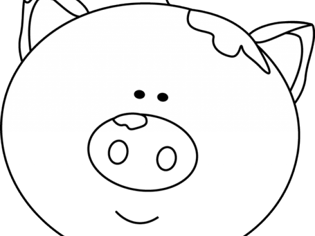 Pig Face Clipart - Clip Art (640x480)