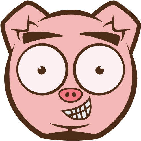 Frisk Pig Logo Webpa - Logo Pig Png (500x500)