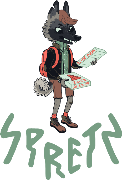 Spretz What Makes Ez-pz Pizza So Easy I Wonder - Illustration (500x735)