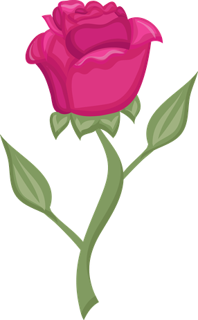 A Bela E A Fera - Flor Da Bela Ea Fera Png (286x463)