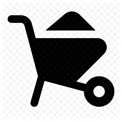 Wheelbarrow Icon - Construction (512x512)