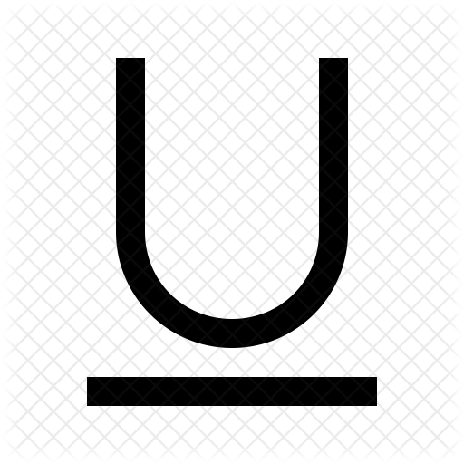 Underline Icon - Calligraphy (512x512)