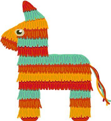 Pretty Pinata Clip Art 1000 Images About Mis Raises - Mexican Pinata Png (356x426)