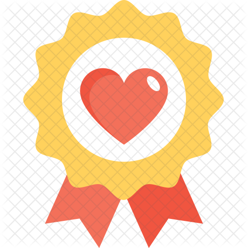 Love Badge Icon - Badge (512x512)