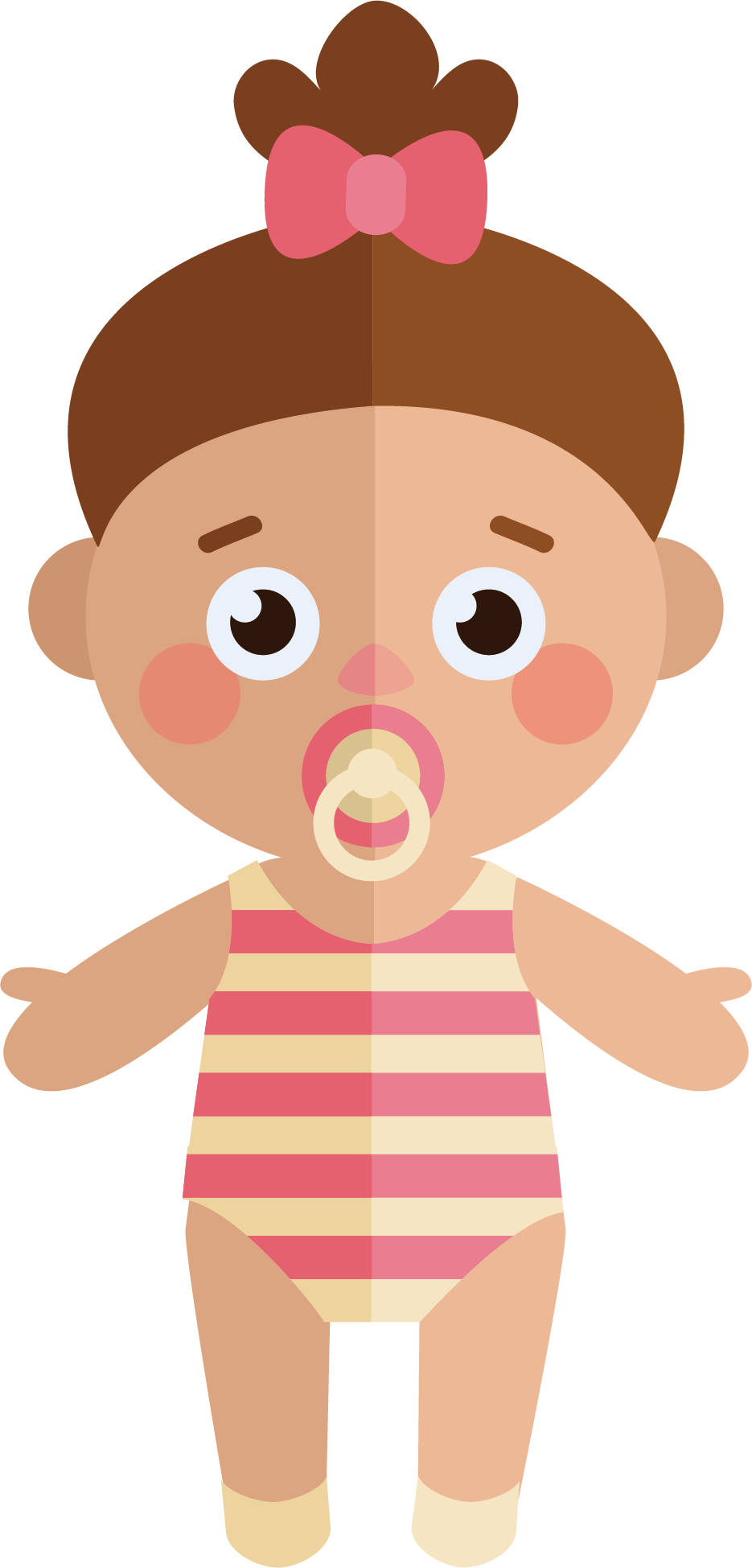 Cute Baby Vector 935*1949 Transprent Png Free Download - Cuteness (935x1949)