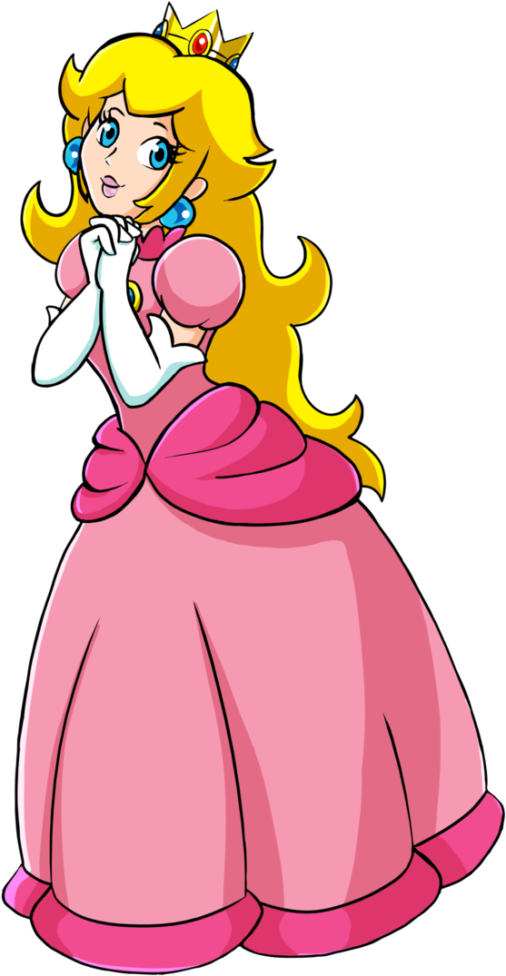 Princess Peach Clipart Original Design - Original Princess Peach (698x1144)