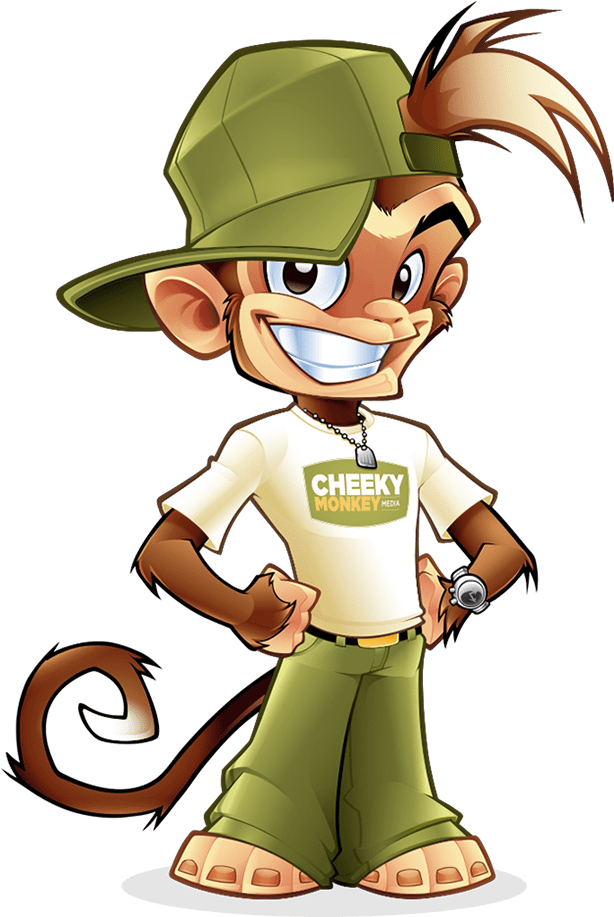 Monkey Mascot Design - Web Design Mascot (625x934)