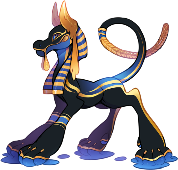 Anubis Dragoo Custom By Kawiku - Cartoon (671x629)