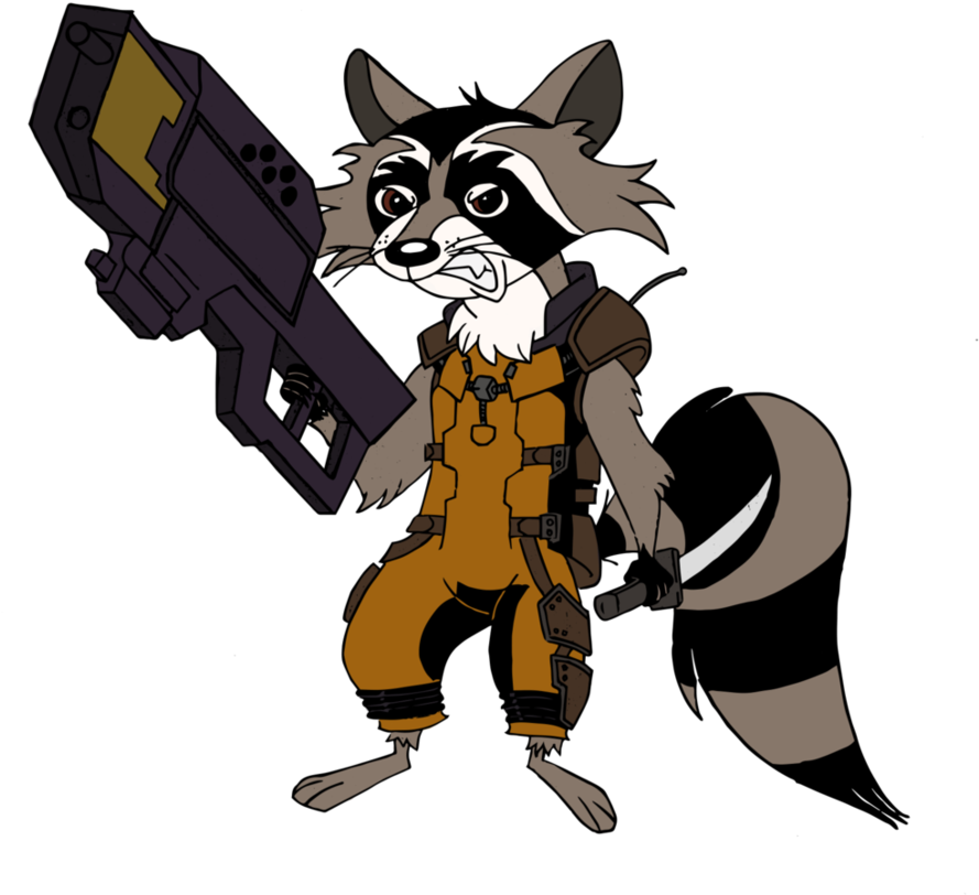 Raccoon Cartoon Drawing Download Raccoon Cartoon Drawing - Rocket Raccoon Mlp (926x862)