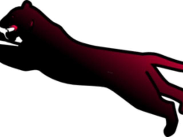 Red Panther Cliparts - Illustration (640x480)