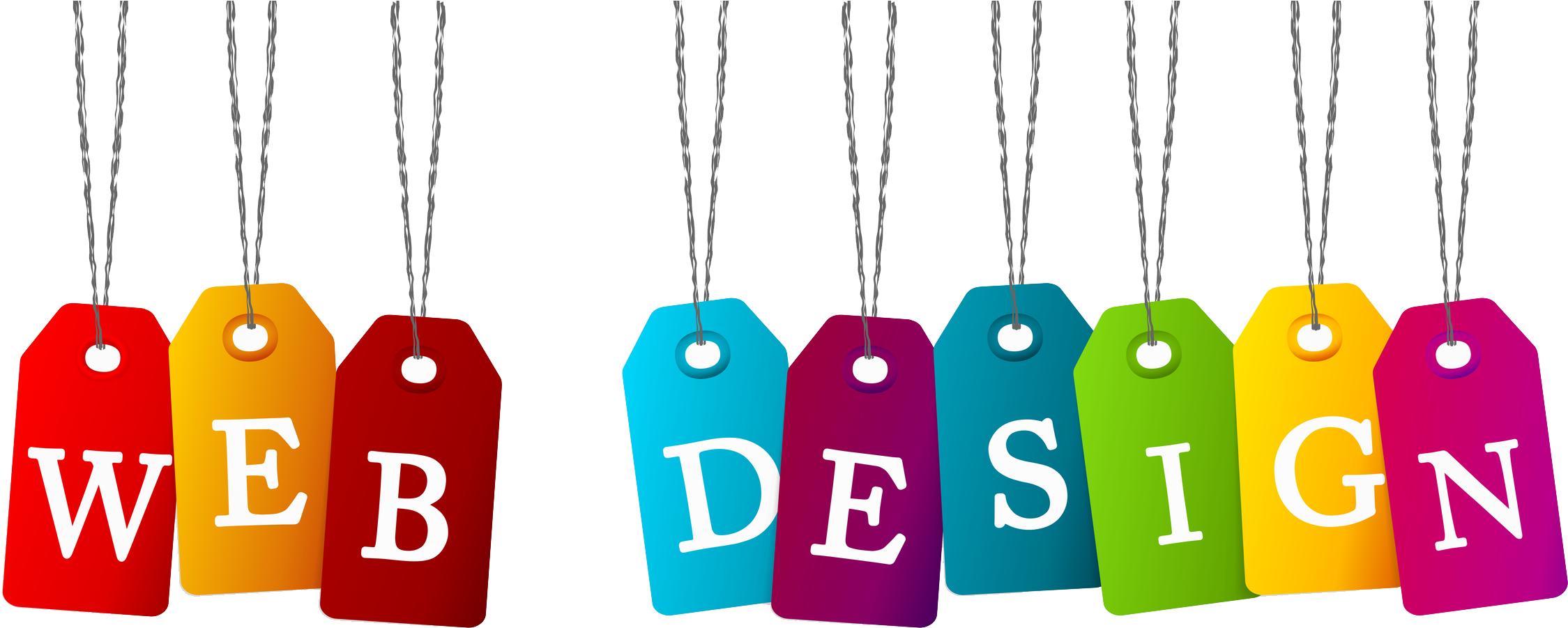 5 Website Design Tips For Ecommerce Websites - Web Design Tag Png (2448x1224)