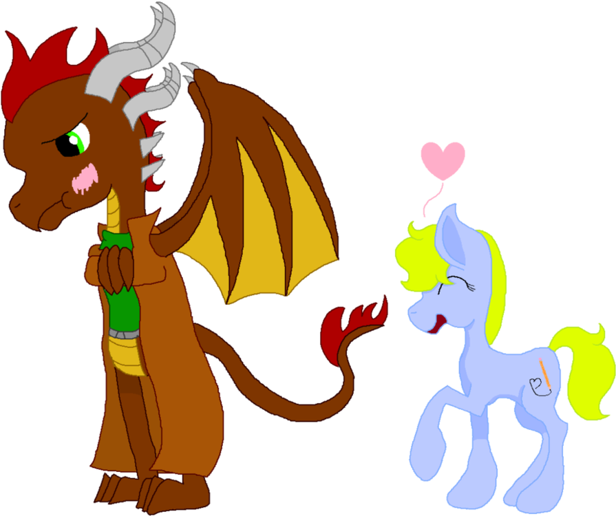 I Made A Danish Dragon Blush By Summersketch-mlp - Cartoon (992x805)