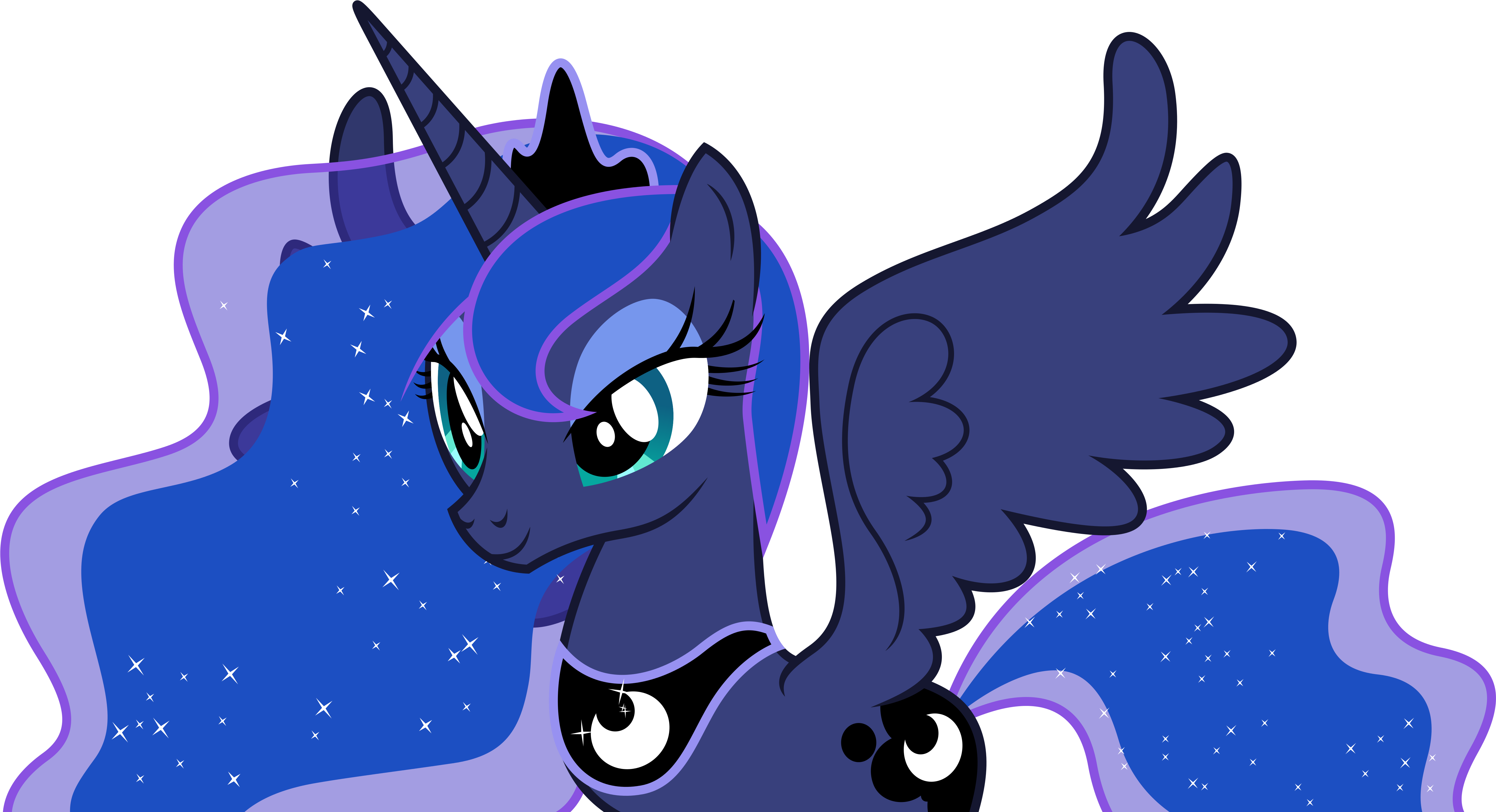 Vector 652 Princess Luna 17 By Dashiesparkle On Deviantart - Princess Luna Sings Vector (5557x3000)