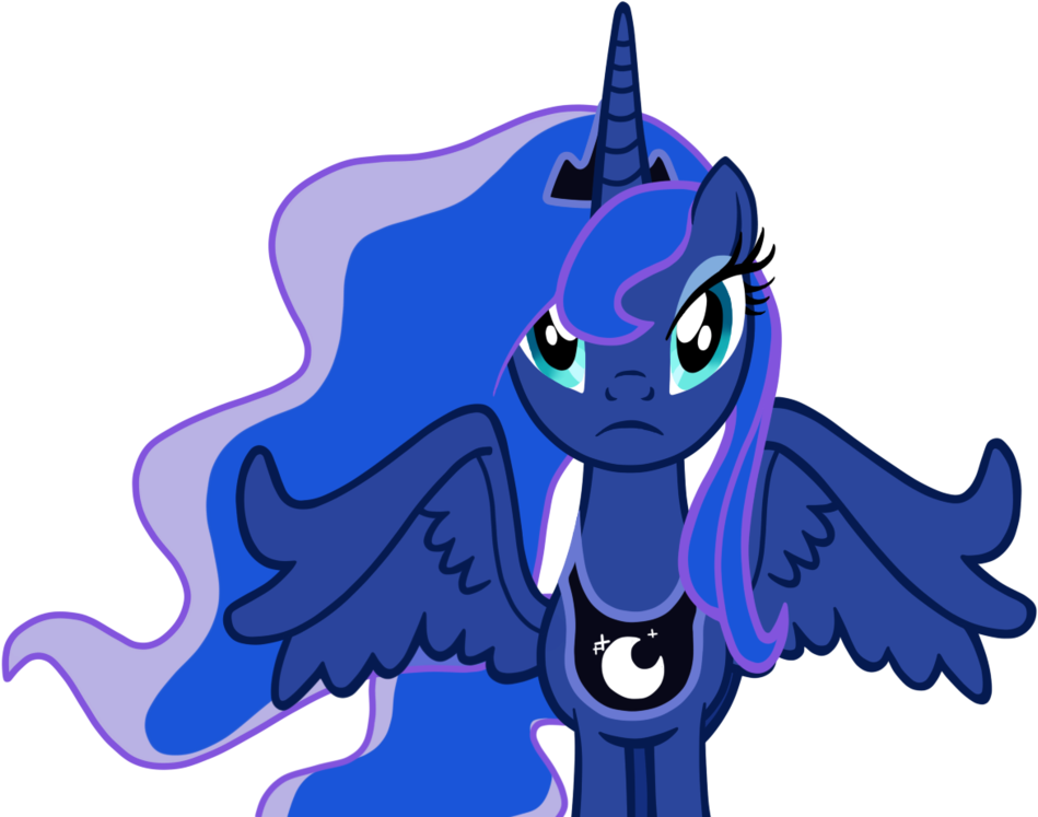 Luna Vector By Iheartnico2 On Deviantart Mlp Princess - Princess Luna Vectors (1024x774)