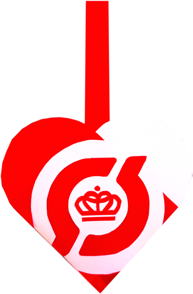 Øko Julehjerte - Pleated Christmas Hearts (755x1000)