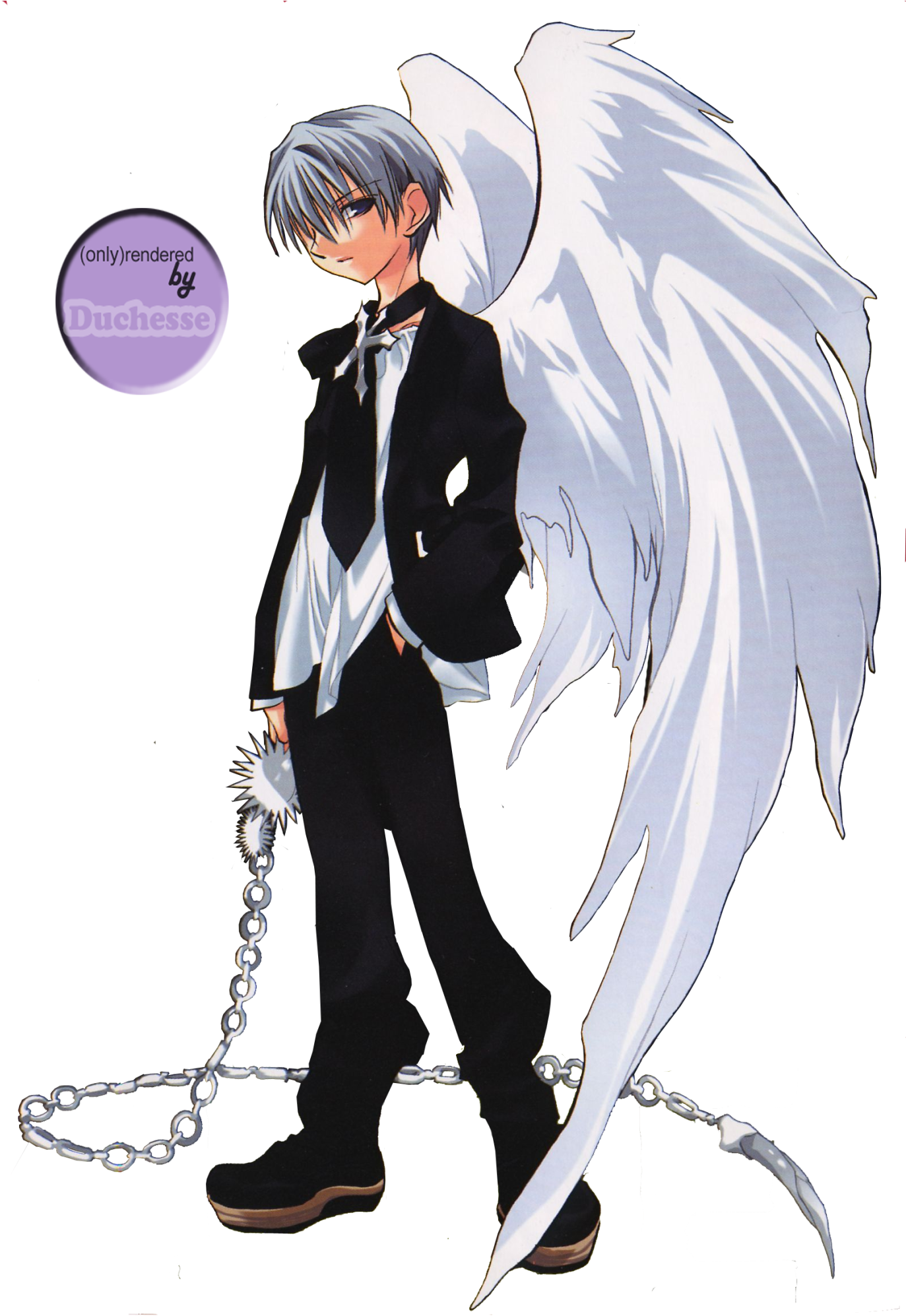 Anime Warrior Angel Boy For Kids - Anime - (1376x2000) Png Clipart Download, image size:1373x1994
