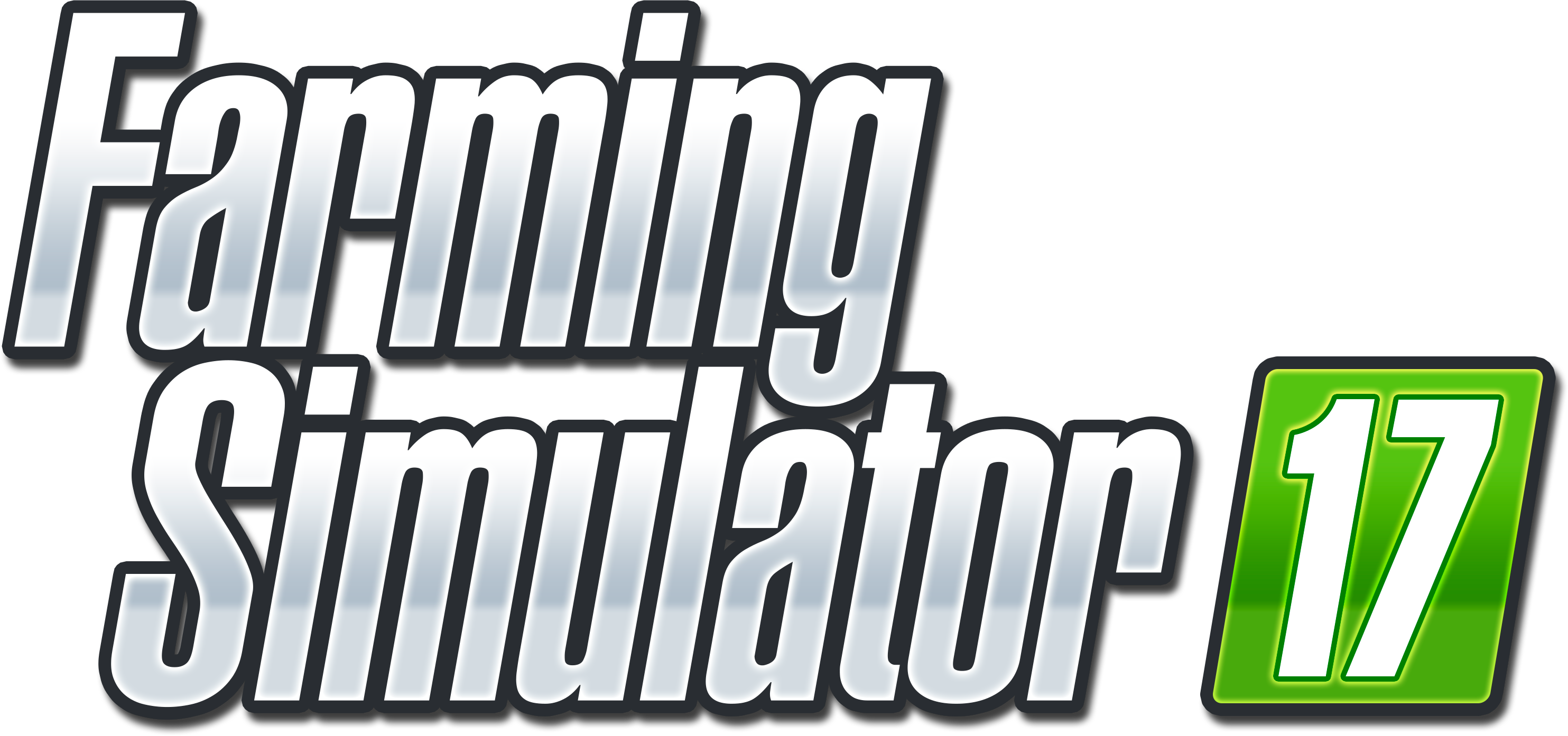 Farming Simulator Clipart Larawan - Farming Simulator 2017 Logo (2967x1394)