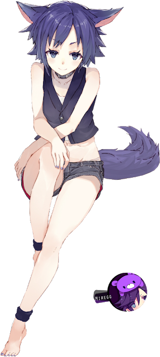Photo - Fox Girl Anime Render (530x753)