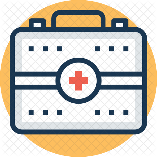 First-aid Box Icon - Car Steering Wheel White Icon Png (512x512)