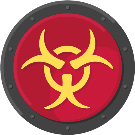 Biohazard Metal Symbol Color Transparent Png - Logo Minimalista De Bio (512x512)