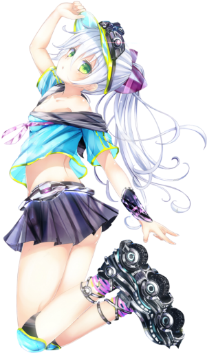 Anime Girl Transparent Background Png Images - Ảnh Anime Girl Render (400x529)