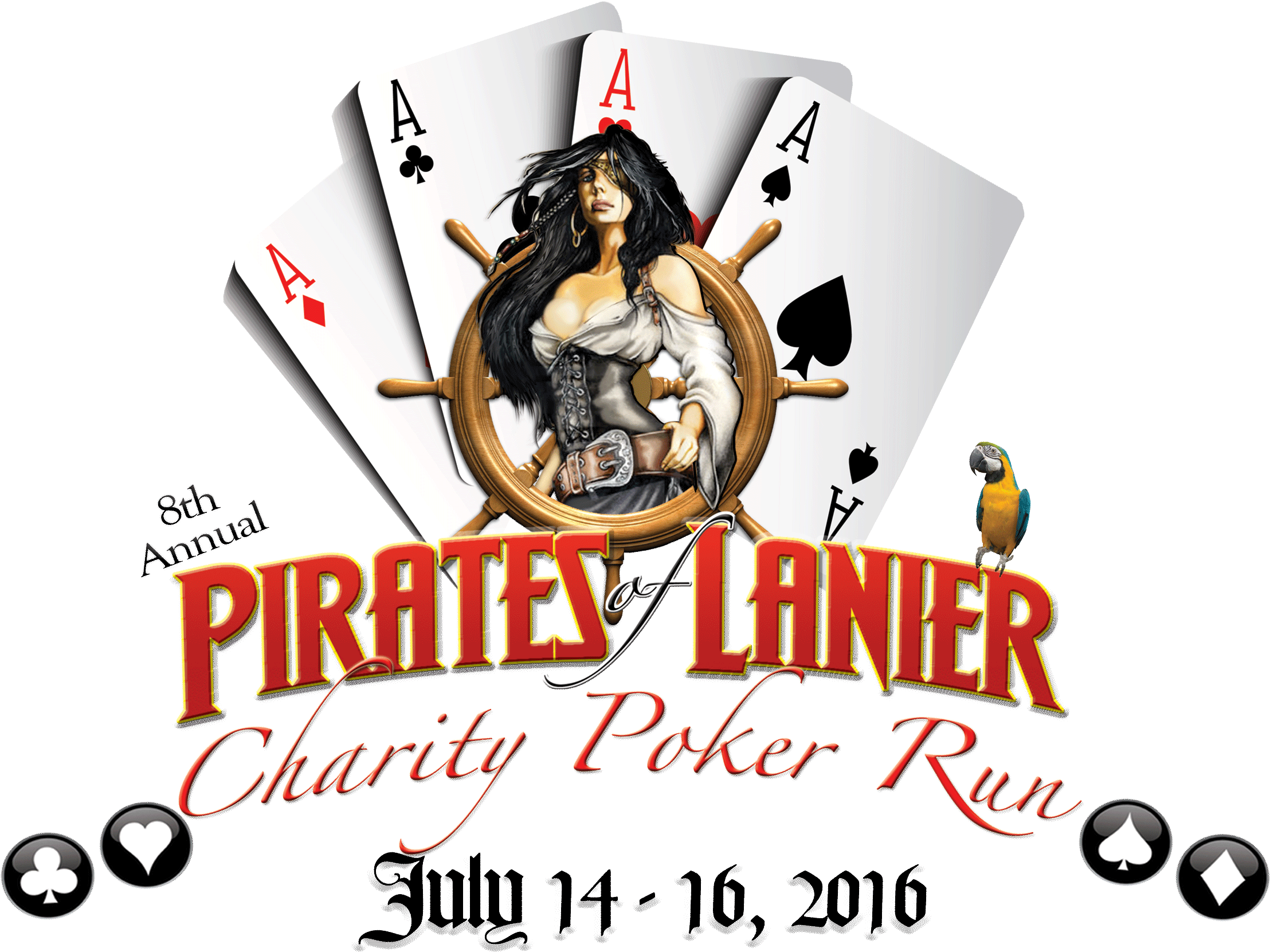 Cartoon America The Ungentlemanly Art - Pirates Of Lanier Poker Run 2016 (2400x1800)